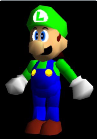 Luigi em Super Mario 64 - Imagem 2