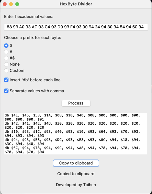 HexByte Divider